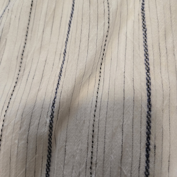 Lane Bryant Blouson Sleeved Striped Midi Shirt Dress In Size 18 - Picture 2 of 9